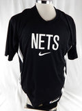 2025-26 Brooklyn Nets Egor Demin #8 Game Used Black Shooting Shirt L 996