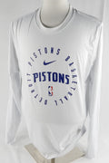 2024-25 Detroit Pistons #0 Game Used White Training T-Shirt XL 267