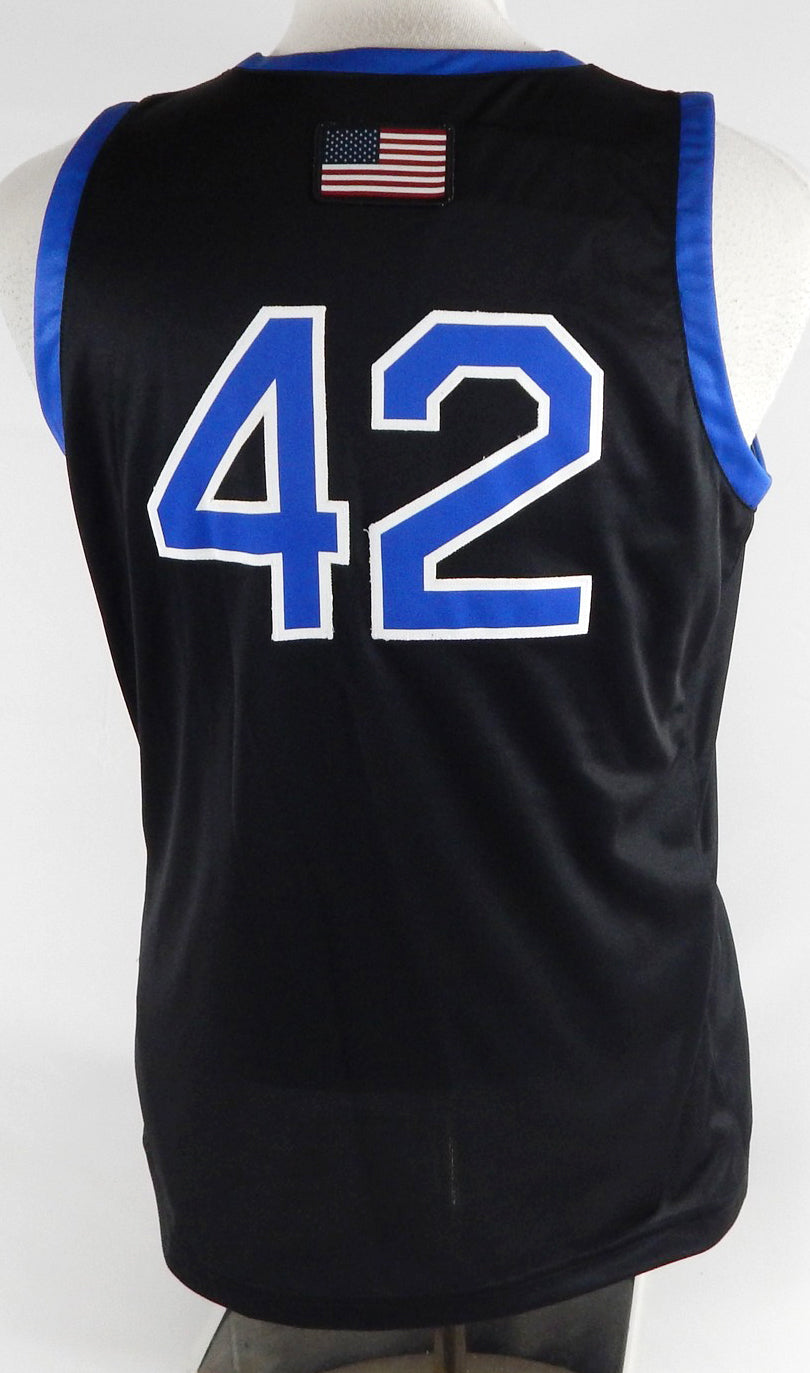2023-24 Air Force Falcons #42 Game Issued Pos Used Black Jersey Basketball XL 18 Pic2