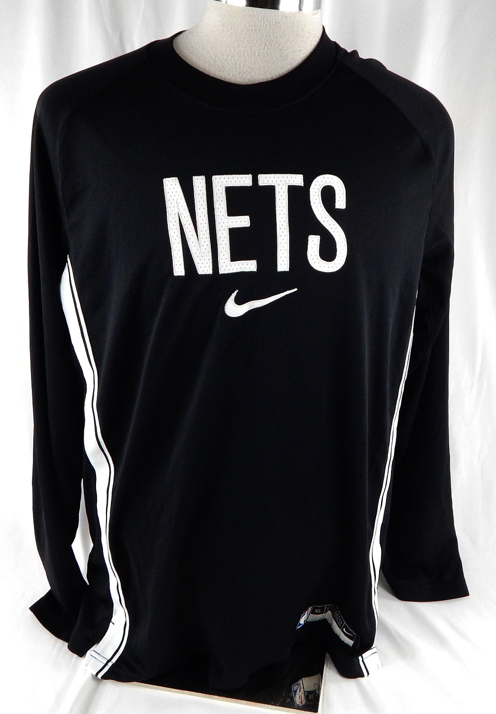 2025-26 Brooklyn Nets Ziaire Williams #1 Game Used Black Shooting Shirt XL 999