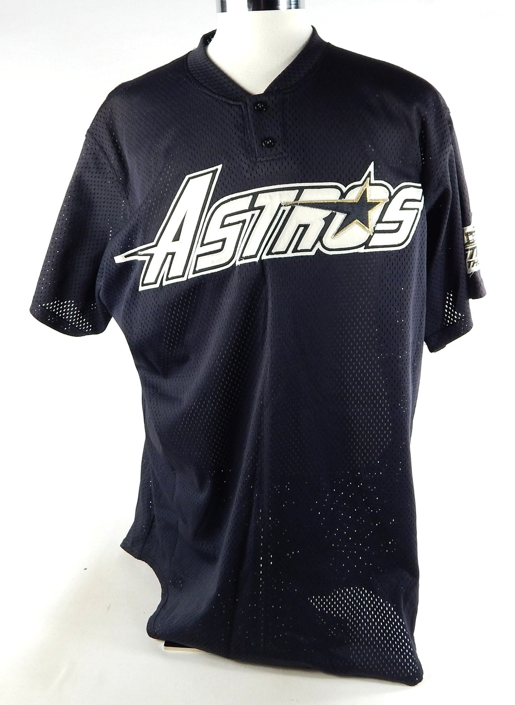 1990s Houston Astros Tim Hamulack #37 Game Used Black Jersey Batting Practice 8