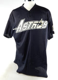1990s Houston Astros Tim Hamulack #37 Game Used Black Jersey Batting Practice 8