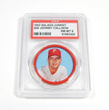 1963 Salada-Junket Johnny Callison #26 Coin PSA 8