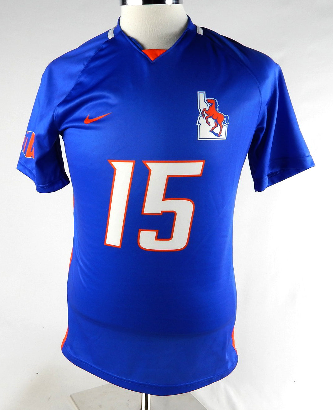 2023 Boise State Broncos #15 Game Used Blue Jersey Womens Soccer M 628