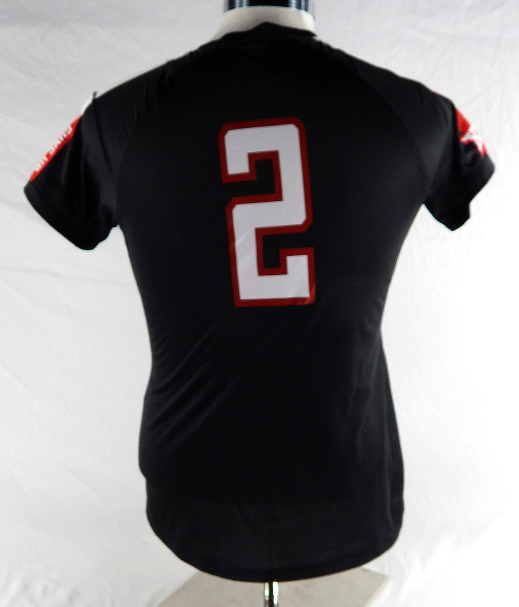 2018 Texas Tech Red Raiders #2 Game Used Black Jersey Womens Soccer M 179 Pic2