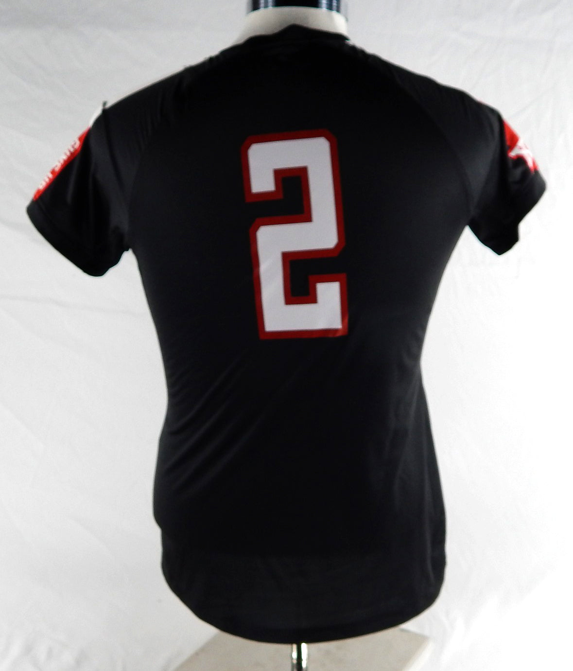 2018 Texas Tech Red Raiders #2 Game Used Black Jersey Womens Soccer M 179 Pic2