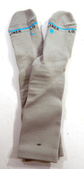 1-Pair NBA Team Issued Gray Liner Socks Crew L New
