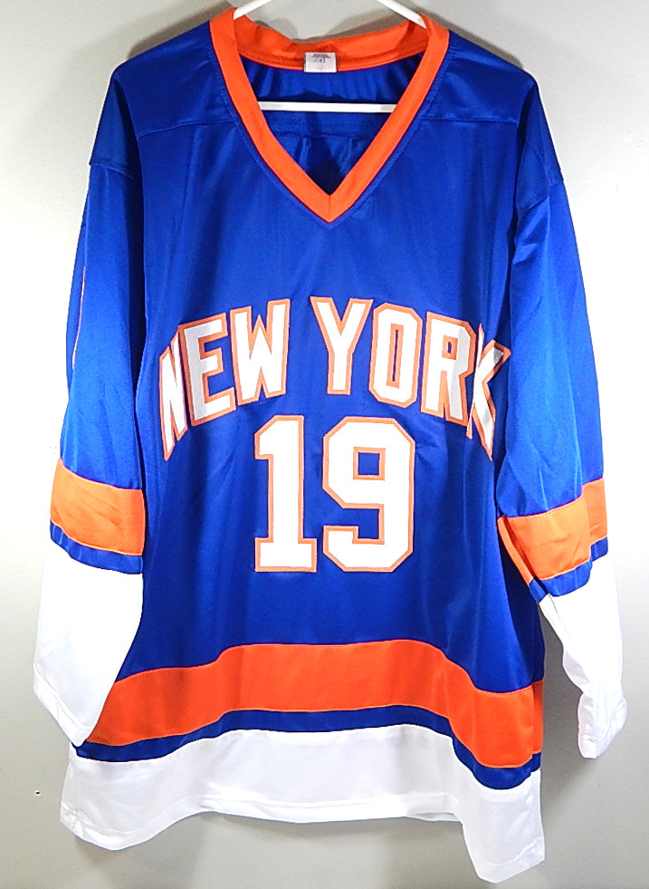 Bryan Trottier #19 HOF Signed NY Islanders Hockey Jersey Autograph Auto BAS COA Pic2