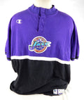 1999-00 Shirt 04 Utah Jazz Chilcutt #32 Game Issued Purple Warm Up Shooting