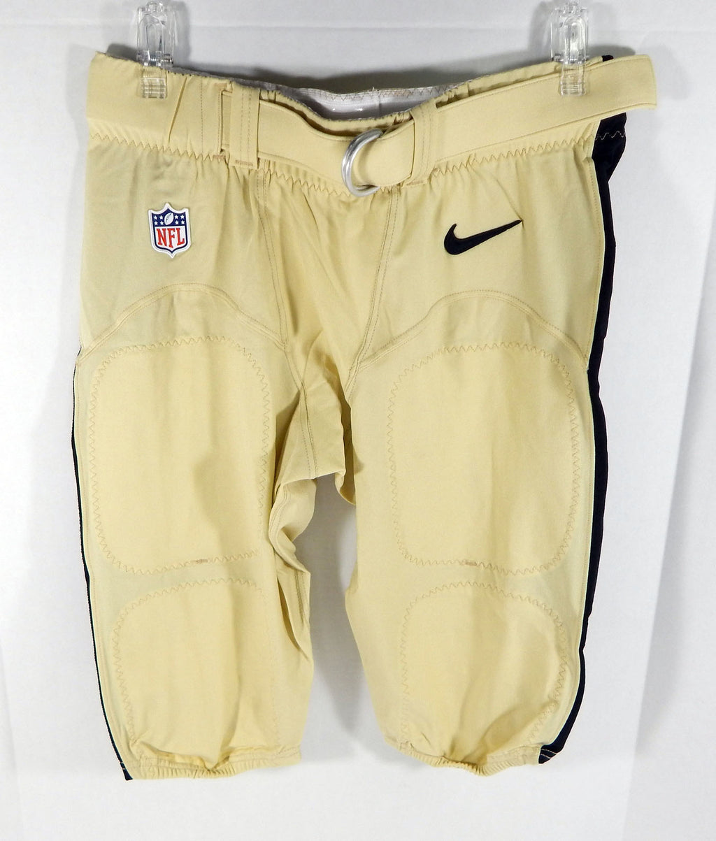 2017 New Orleans Saints Game Issued Gold Pants 38 NOS0213