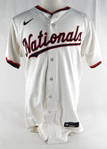 2024 Washington Nationals Jake Alu #39 Game Issued White Jersey 42 28