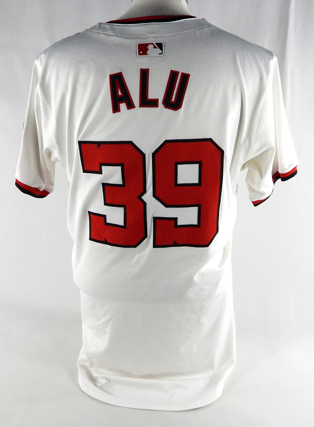 2024 Washington Nationals Jake Alu #39 Game Issued White Jersey 42 28 Pic2