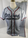2019 Pittsburgh Pirates Crawfords Jung Ho Kang #16 Game Issued Grey Jersey Pant