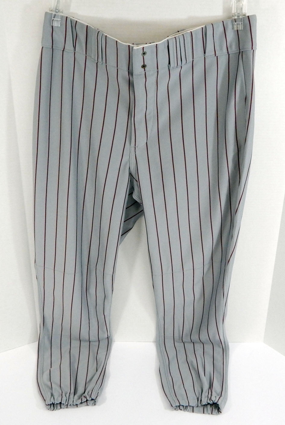 Alabama Crimson Tide #40 Game Used Grey Pinstripe Pants 38 DP31967