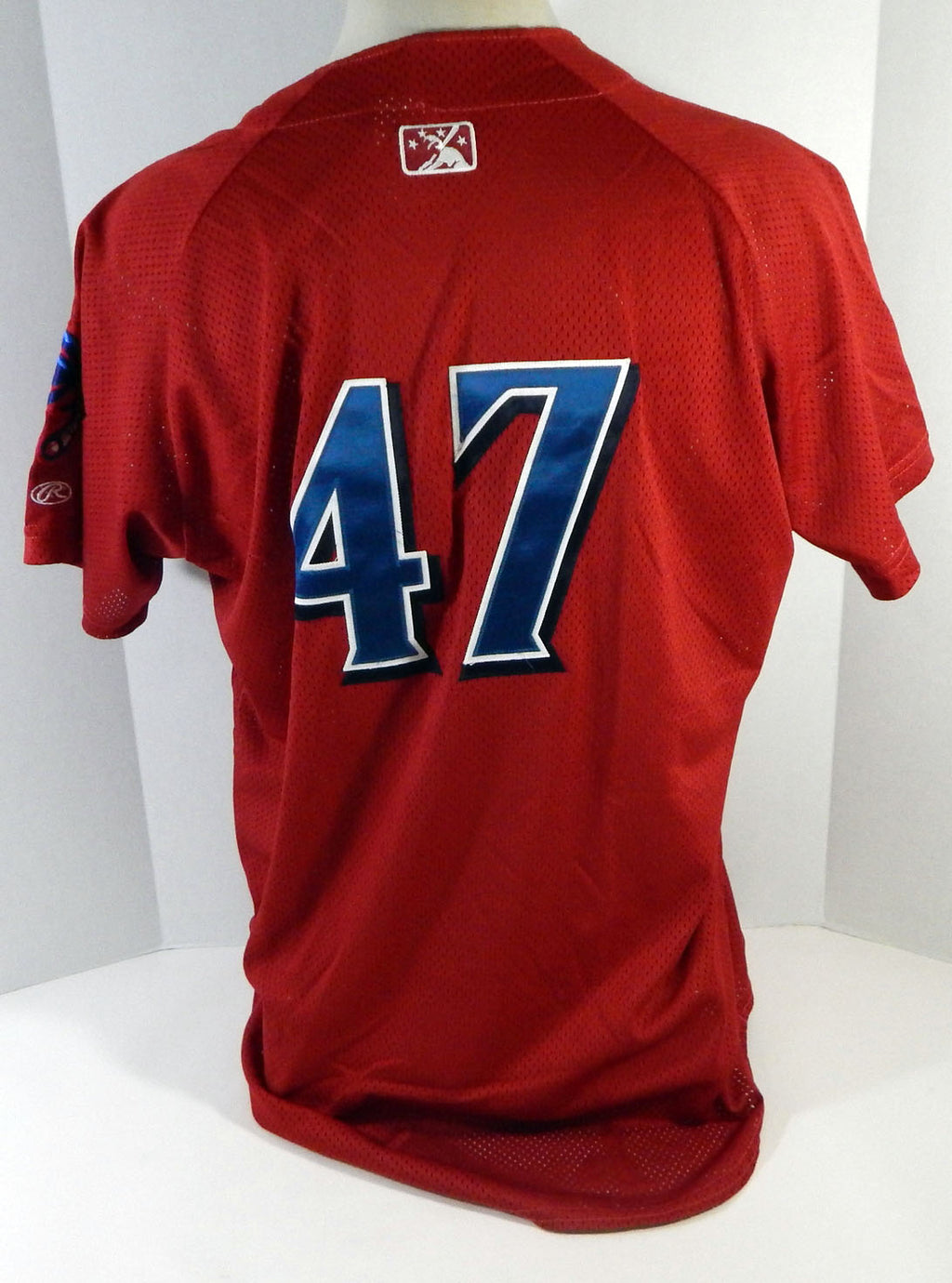 Clearwater Threshers #47 Game Used Red Jersey XL DP13287