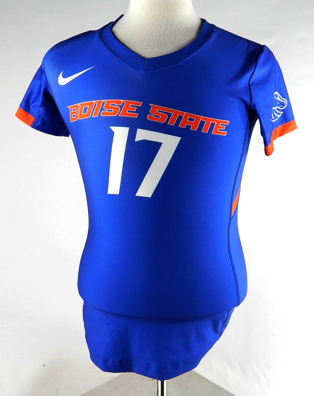 2023 Boise State Broncos #17 Game Used Blue Jersey Womens Soccer S 633