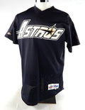 1990s Houston Astros Lugo #10 Game Used Black Jersey Batting Practice 44 217