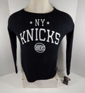 New Women's Ladies New York Knicks Black Long Sleeve Micro Thermal Shirt L NWT