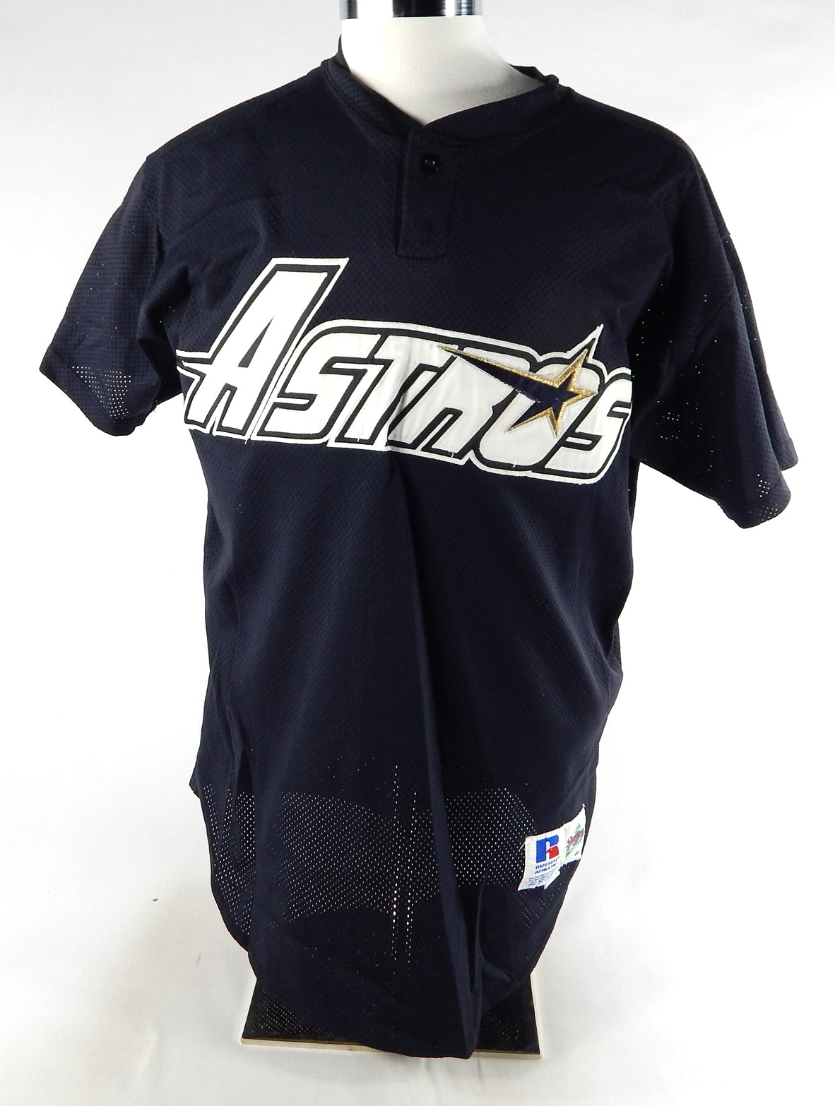 1990s Houston Astros Sanchez #61 Game Used Black Jersey BP 46 218