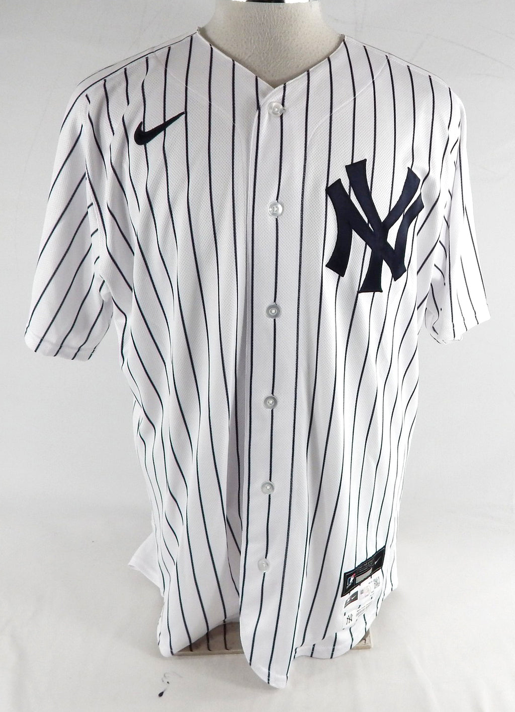 2020 New York Yankees Josh Thole #30 Game Issued Pos Used White Jersey 46 429