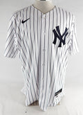 2020 New York Yankees Josh Thole #30 Game Issued Pos Used White Jersey 46 429