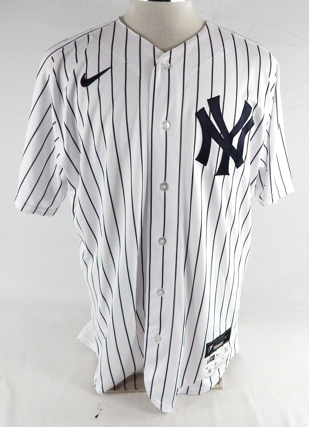 2020 New York Yankees Josh Thole #30 Game Issued Pos Used White Jersey 46 429