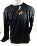 2000s Philadelphia 76ers Team Issued Black Long Sleeve Training Shirt 2XL 0
