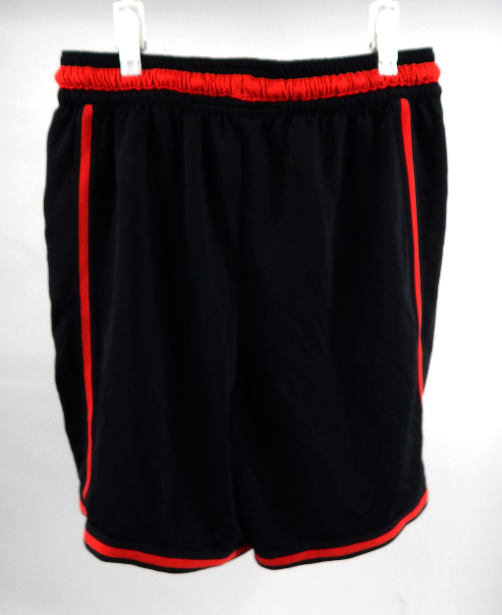 2023-24 Detroit Pistons Stanley Umude #17 Game Used Black Practice Shorts L 270 Pic2