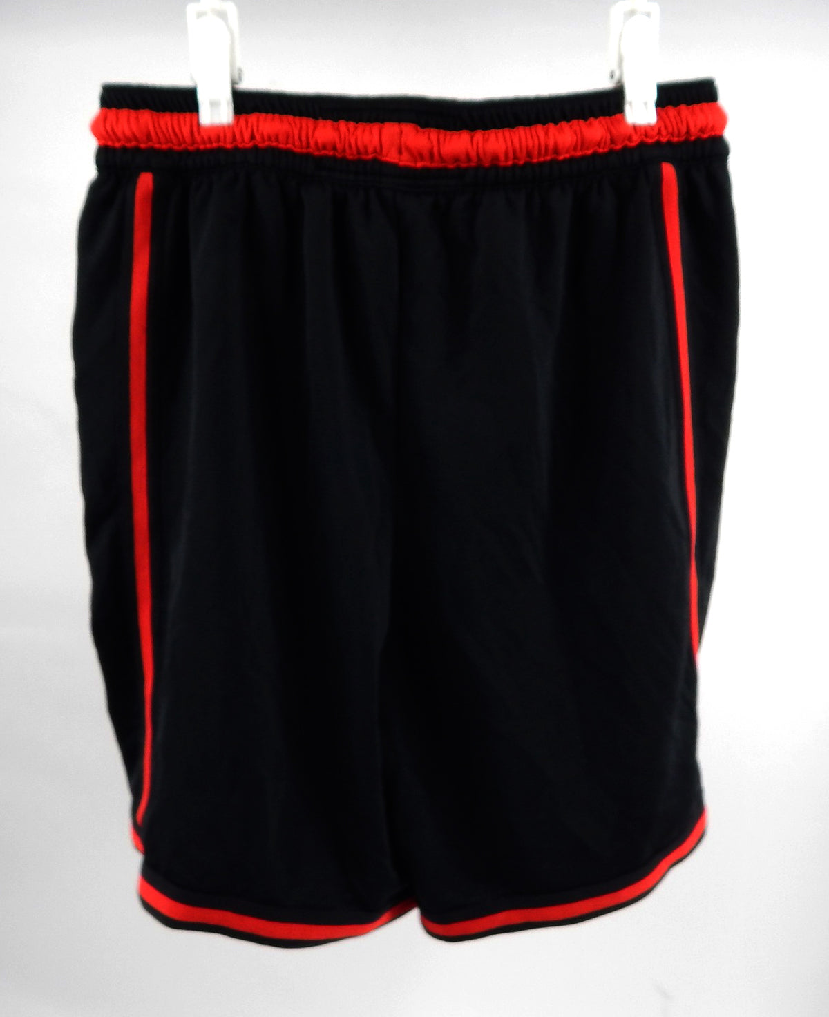 2023-24 Detroit Pistons Stanley Umude #17 Game Used Black Practice Shorts L 270 Pic2