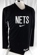 2025-26 Brooklyn Nets Bojan Bogdanovic #44 Game Used Black Shooting Shirt L 007
