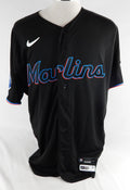 2023 Miami Marlins Sandy Alcantara #22 Game Issued Black Jersey 46 160