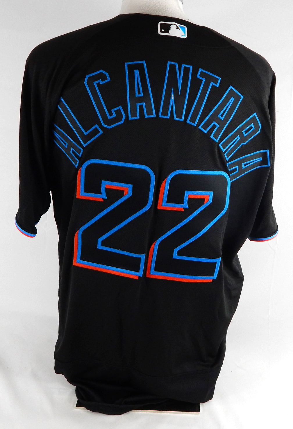 2023 Miami Marlins Sandy Alcantara #22 Game Issued Black Jersey 46 160 Pic2