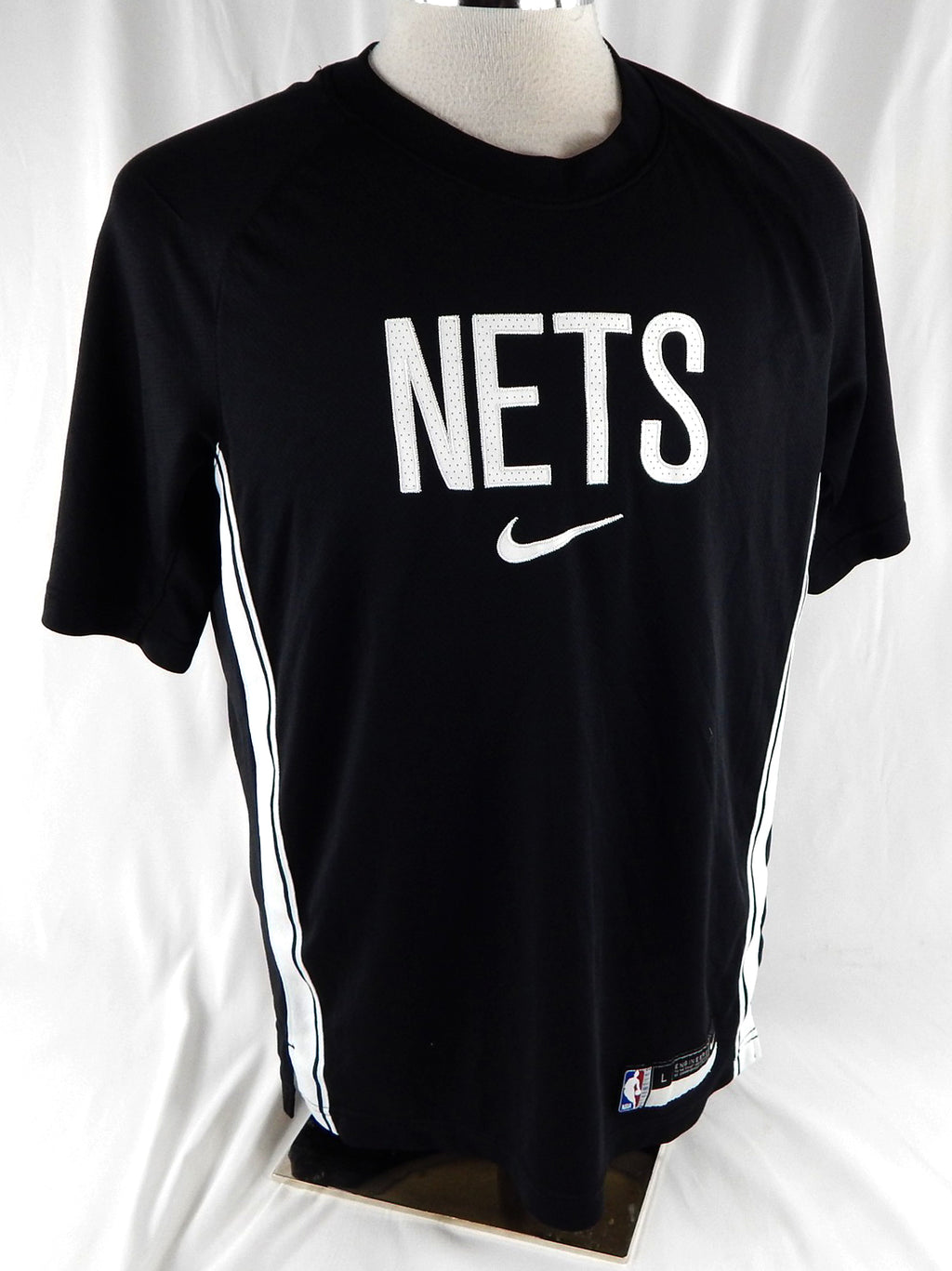 2025-26 Brooklyn Nets Nolan Traore #88 Game Used Black Shooting Shirt L 008