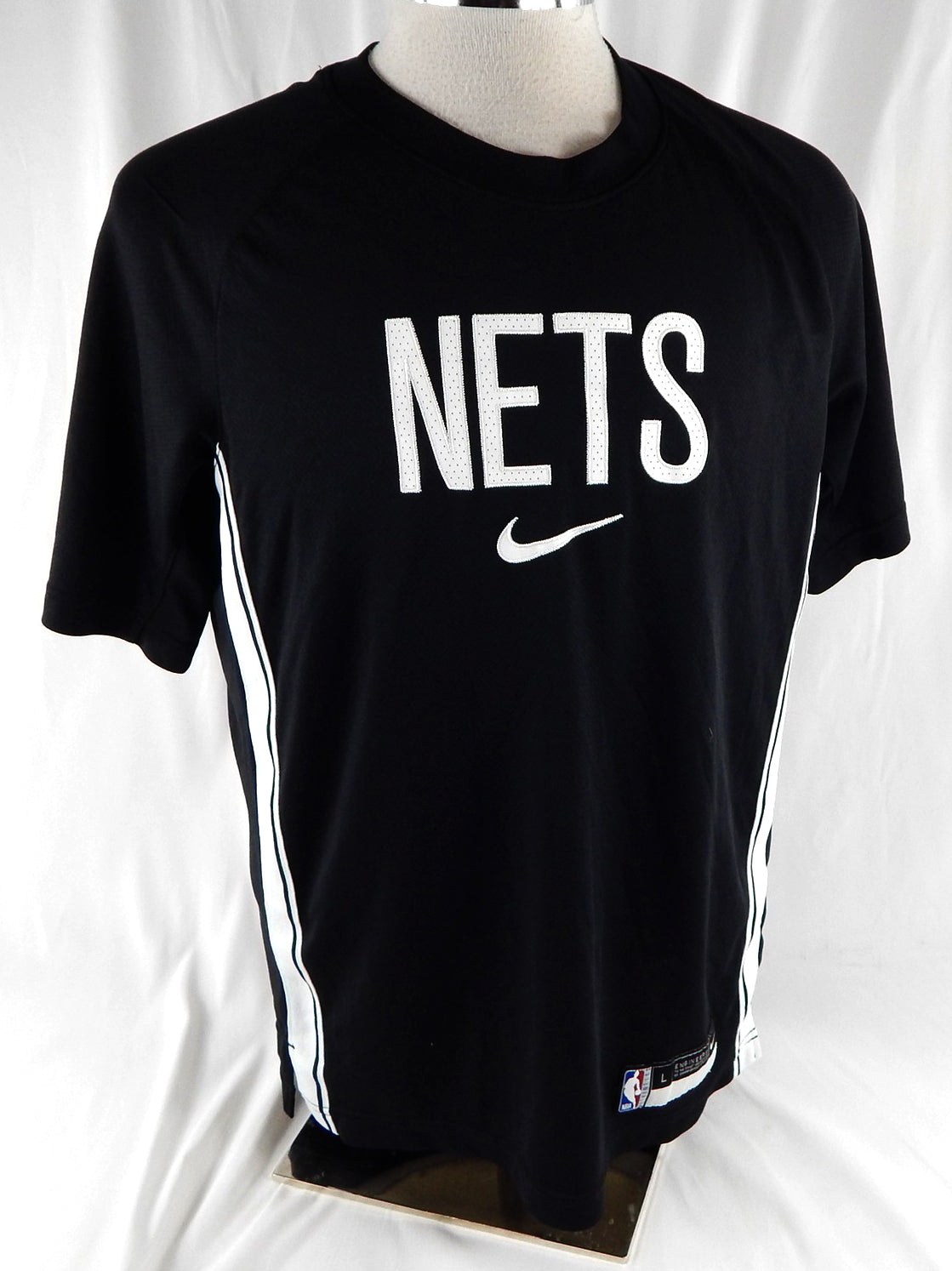 2025-26 Brooklyn Nets Nolan Traore #88 Game Used Black Shooting Shirt L 008