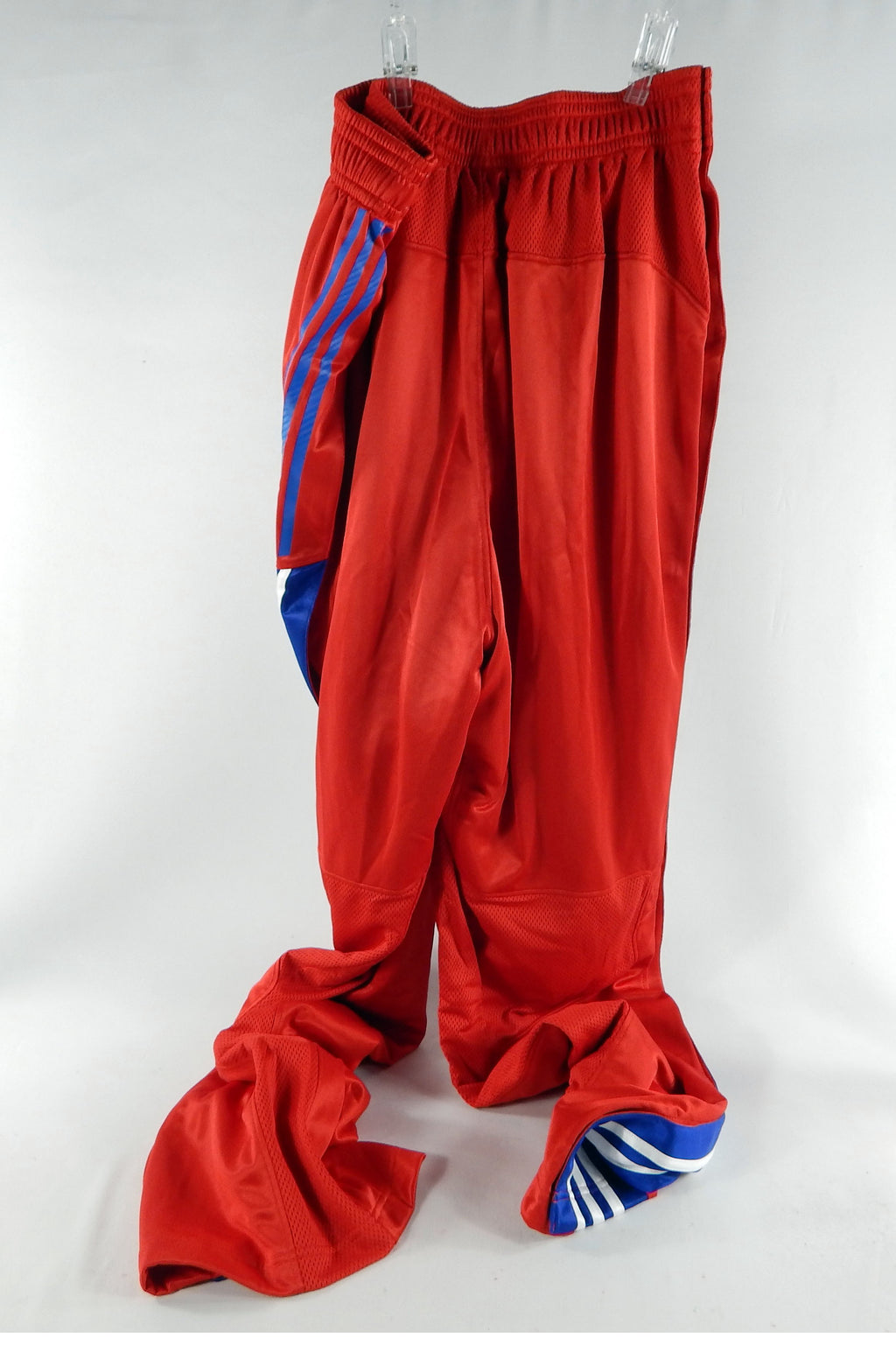 2010-11 Detroit Pistons Game Issued Red Warm Up Pants 3XL+4 DP70290 Pic2