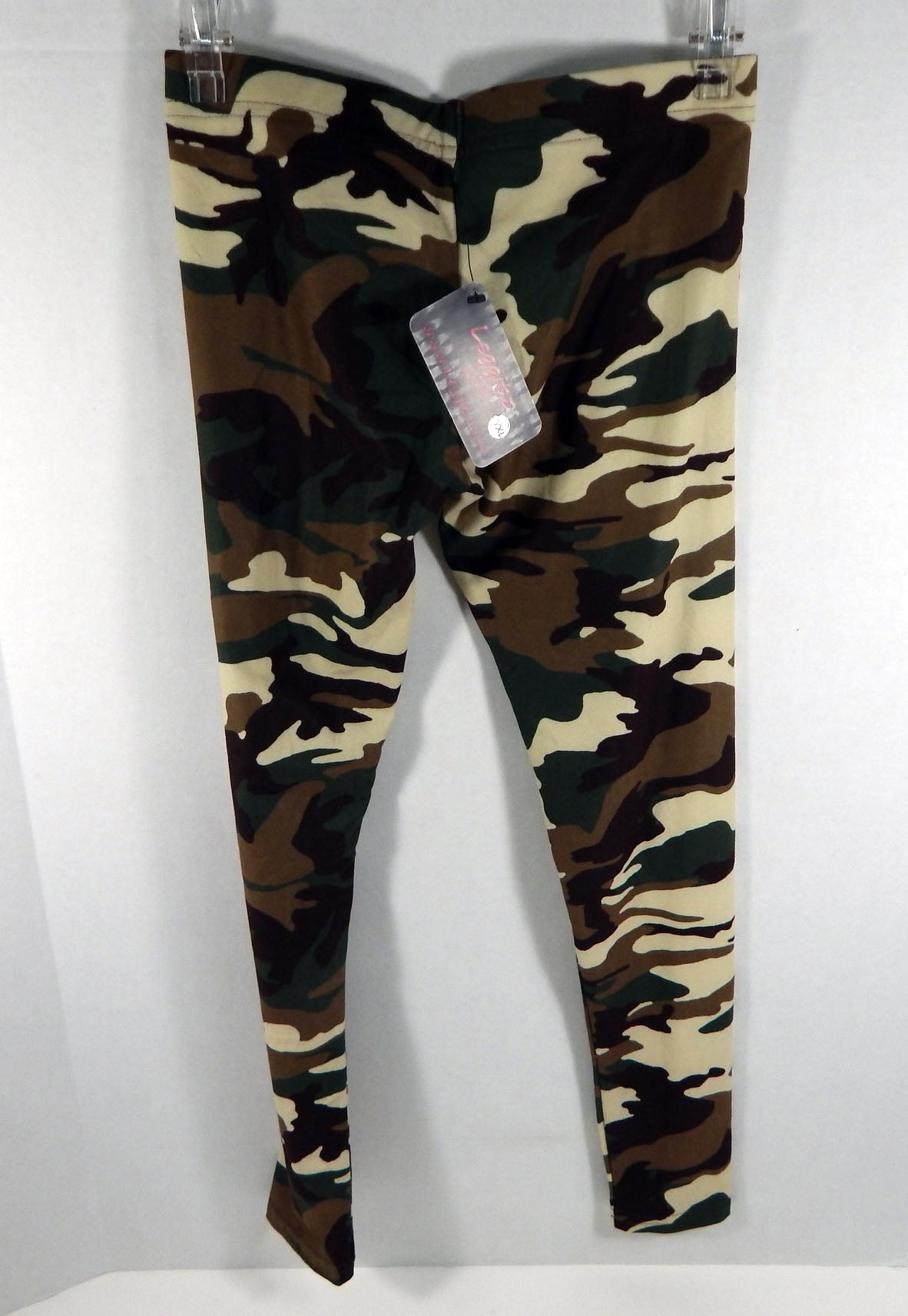 New Kids Girls New York Rangers Camo Camouflage Green Leggings XS NWT Pic2