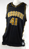 2000s Missouri Tigers #41 Game Issued Black Jersey Basketball 54 224