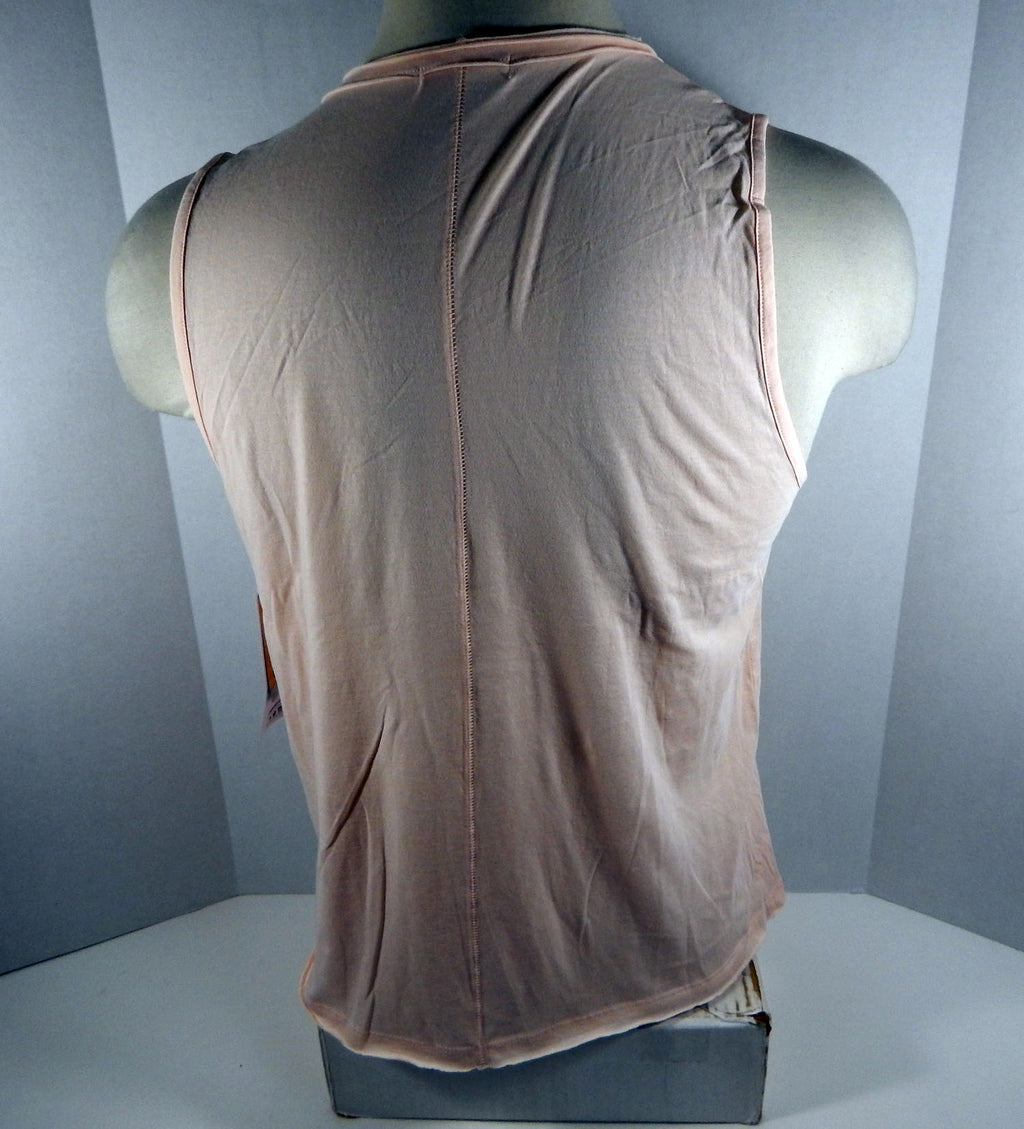 New Women Ladies New York Knicks Pink Blush Tank T-Shirt 47 Brand S NWT Pic2