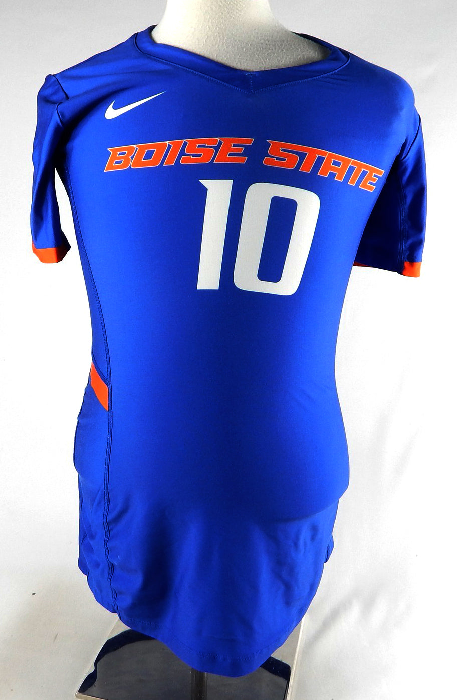2023 Boise State Broncos #10 Game Used Blue Jersey Womens Soccer MT 640
