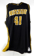 2000s Missouri Tigers #41 Game Issued Black Jersey Basketball 56 225