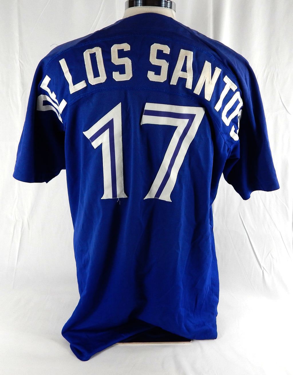 Dunedin Blue Jays Luis De Los Santos #17 Game Used Blue Jersey 46 884 Pic2