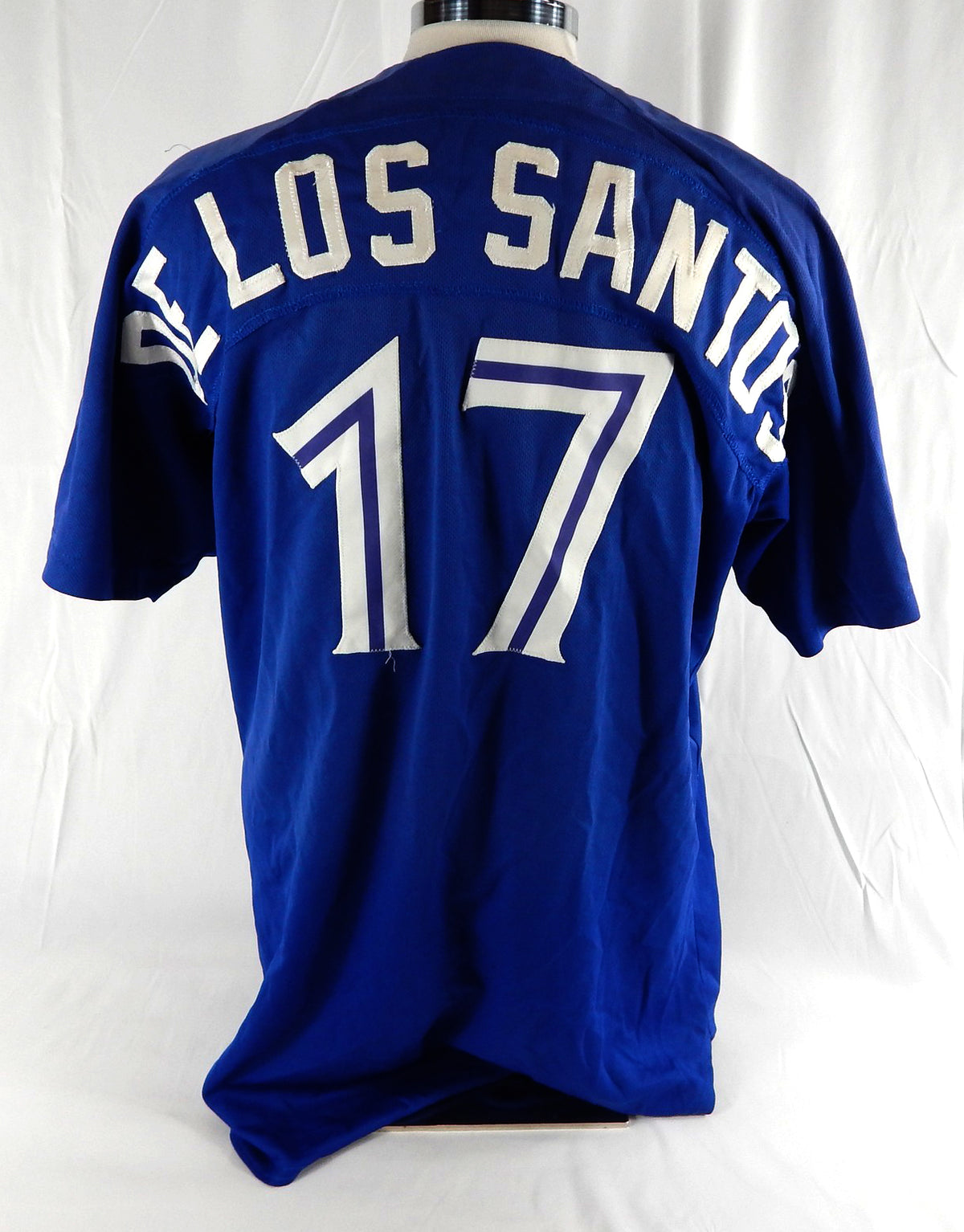 Dunedin Blue Jays Luis De Los Santos #17 Game Used Blue Jersey 46 884 Pic2