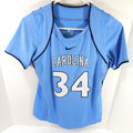 Womens Soccer North Carolina Tar Heels UNC #34 Game Used Blue Jersey M 630