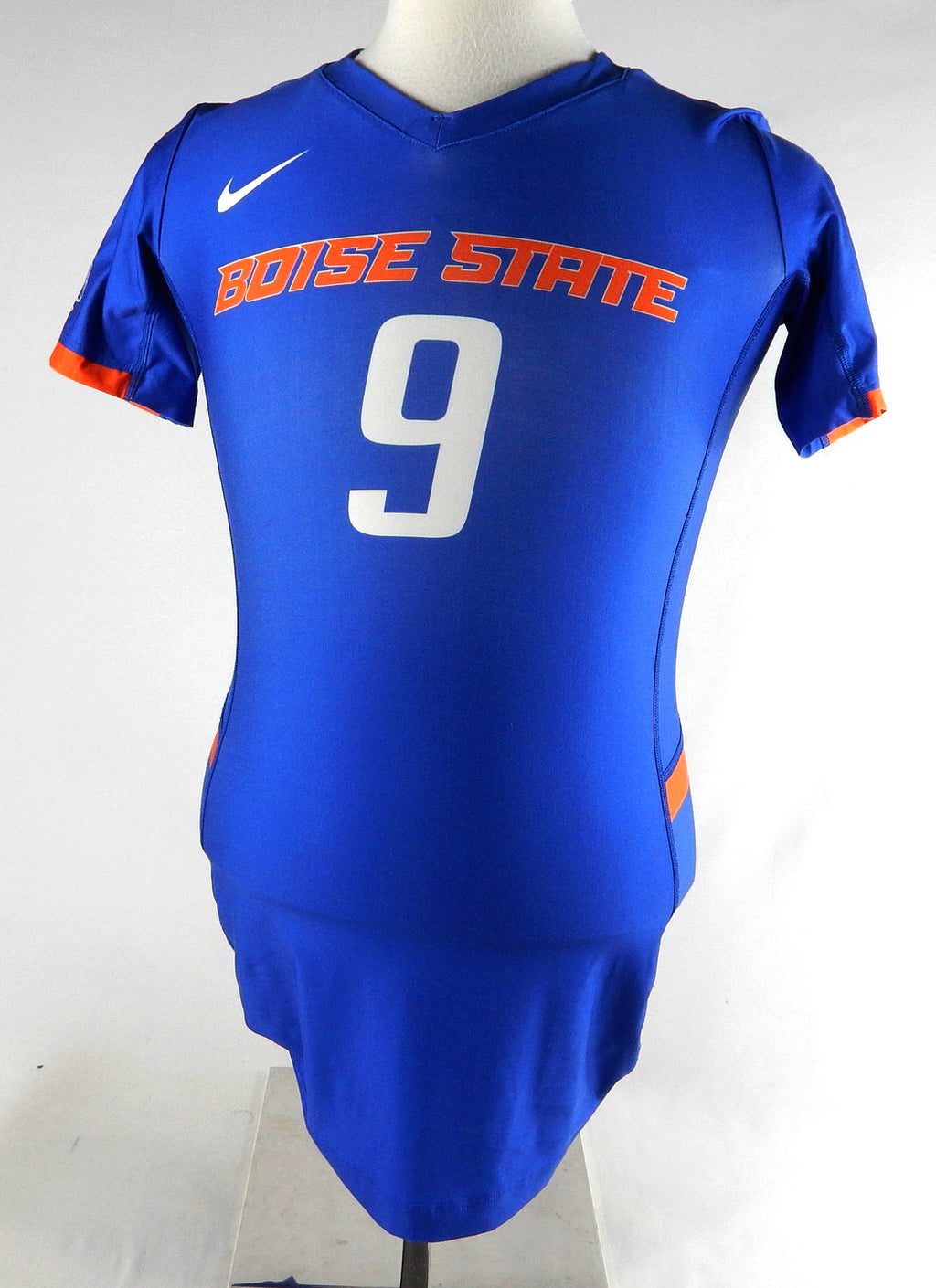 2023 Boise State Broncos #9 Game Used Blue Jersey Womens Soccer MT 642