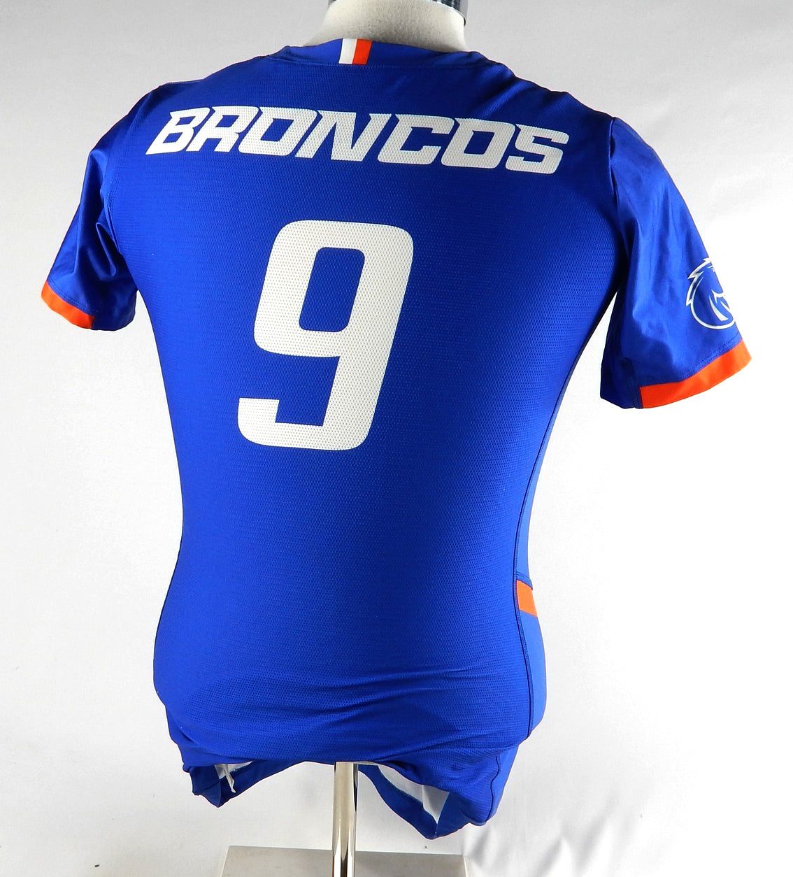 2023 Boise State Broncos #9 Game Used Blue Jersey Womens Soccer MT 642 Pic2