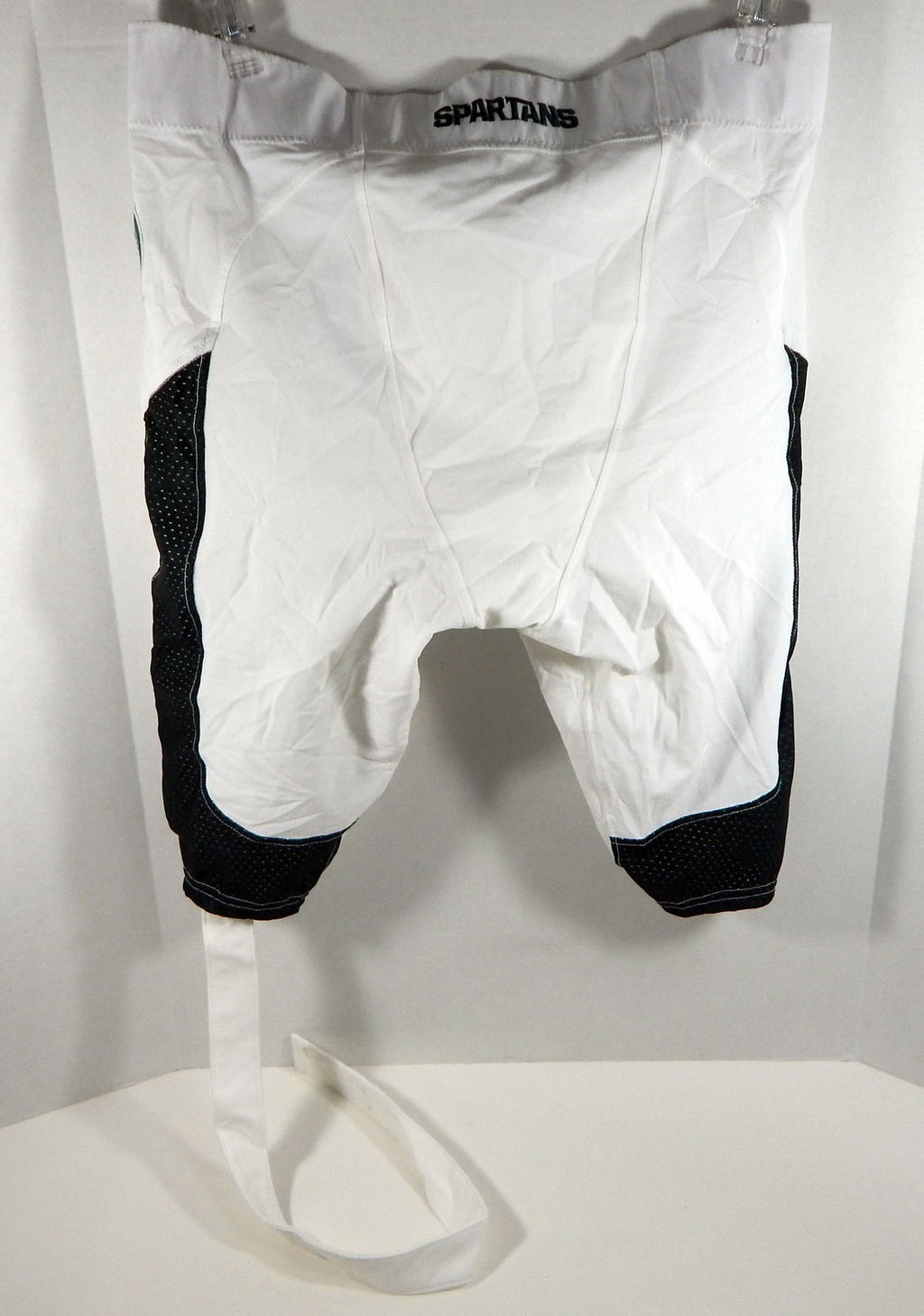 Michigan State Spartans Football Game Issued White Pants W/ Belt Size 44 Pic2
