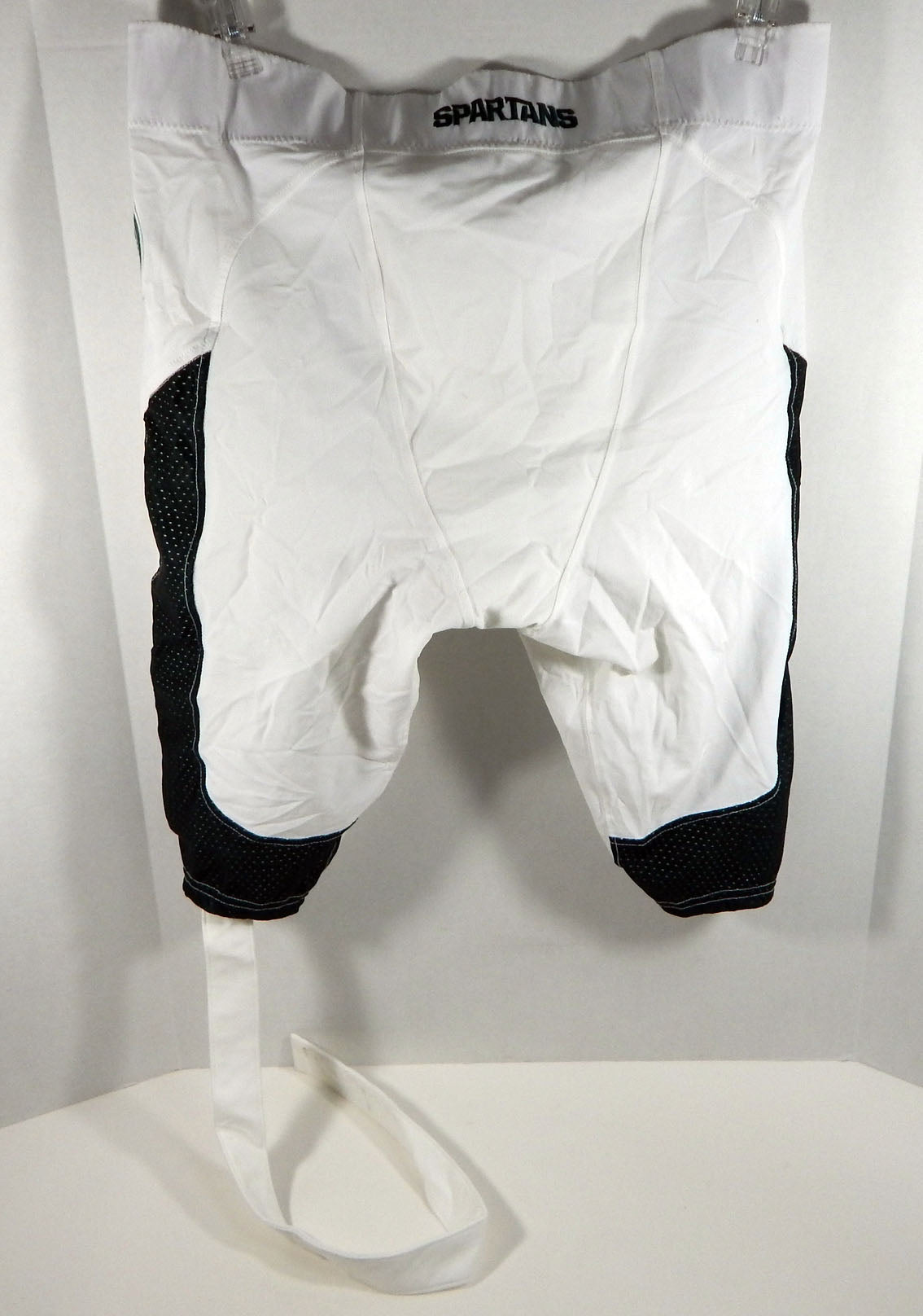 Michigan State Spartans Football Game Issued White Pants W/ Belt Size 44 Pic2
