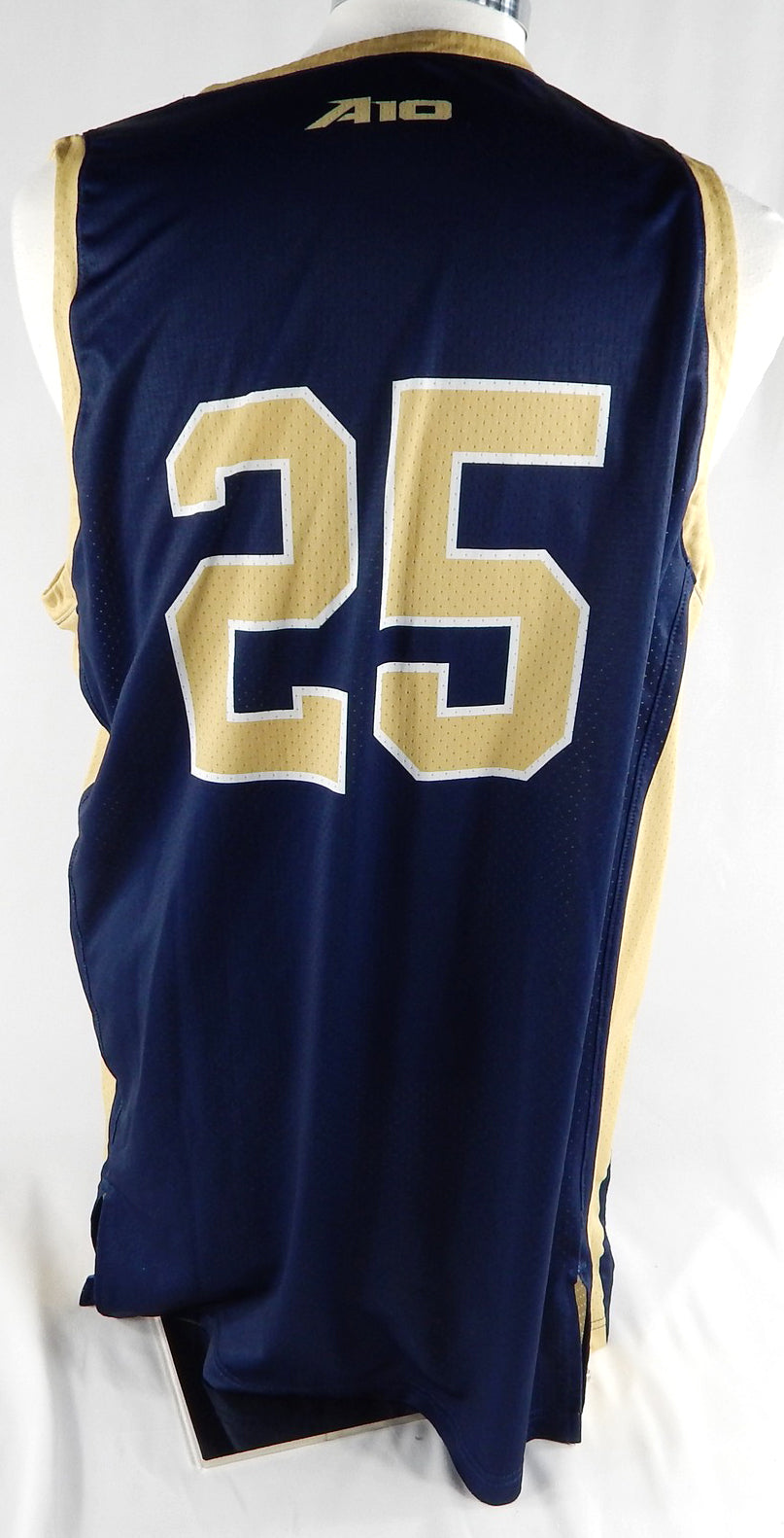 George Washington Revolutionaries #25 Game Used Navy Jersey Basketball XL 409 Pic2