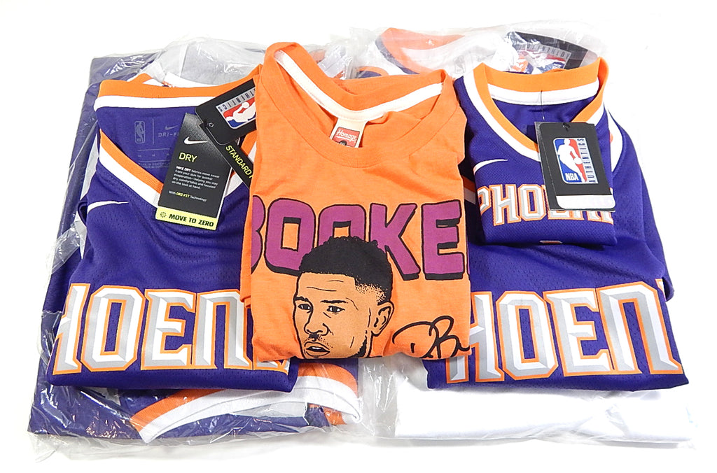 Lot of (6) Phoenix Suns Nike Swingman Jerseys T-Shirt Booker Paul Bridges New