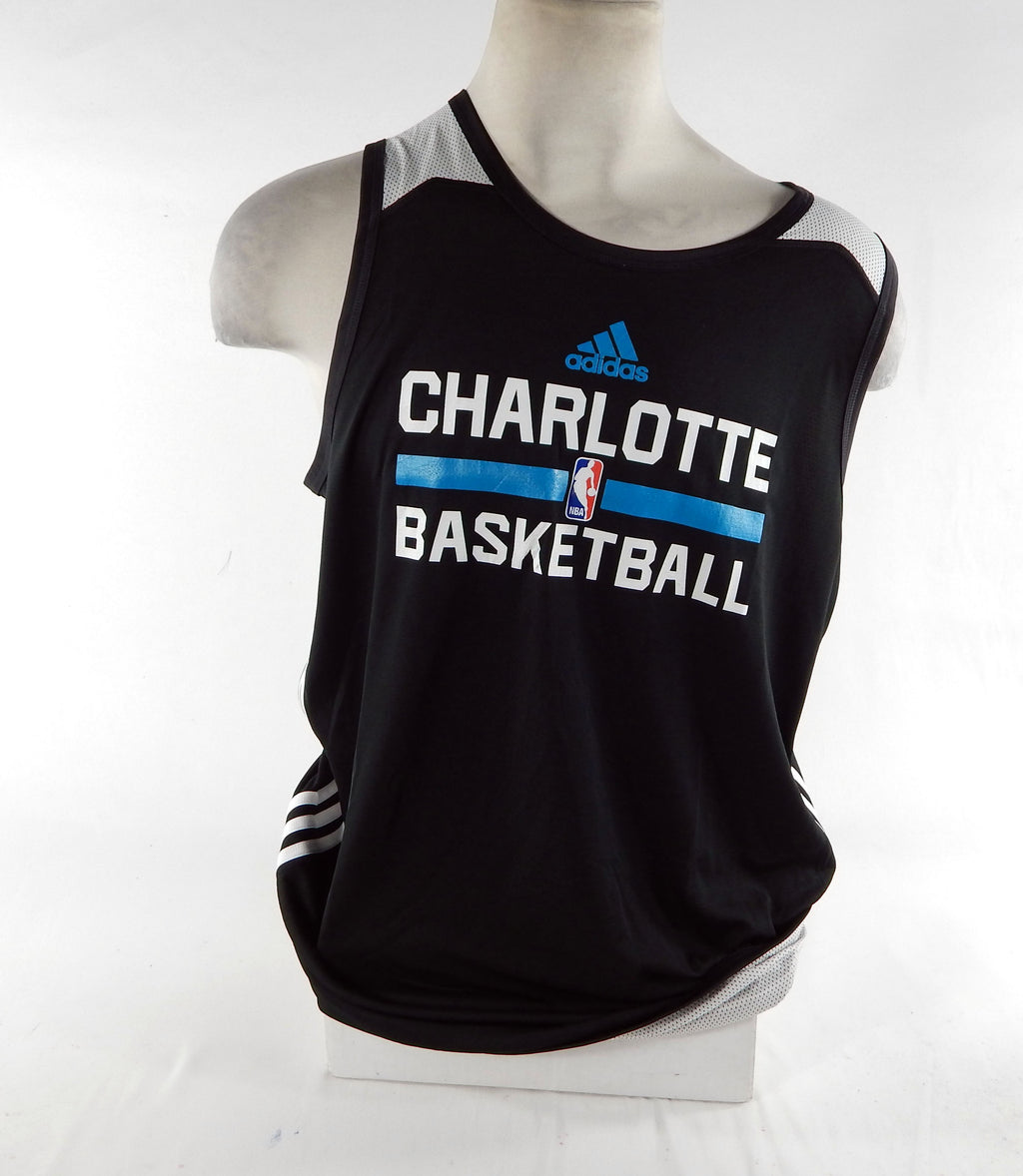 2015-16 Charlotte Hornets Game Issued Black Practice Jersey 2XL+2 DP70302